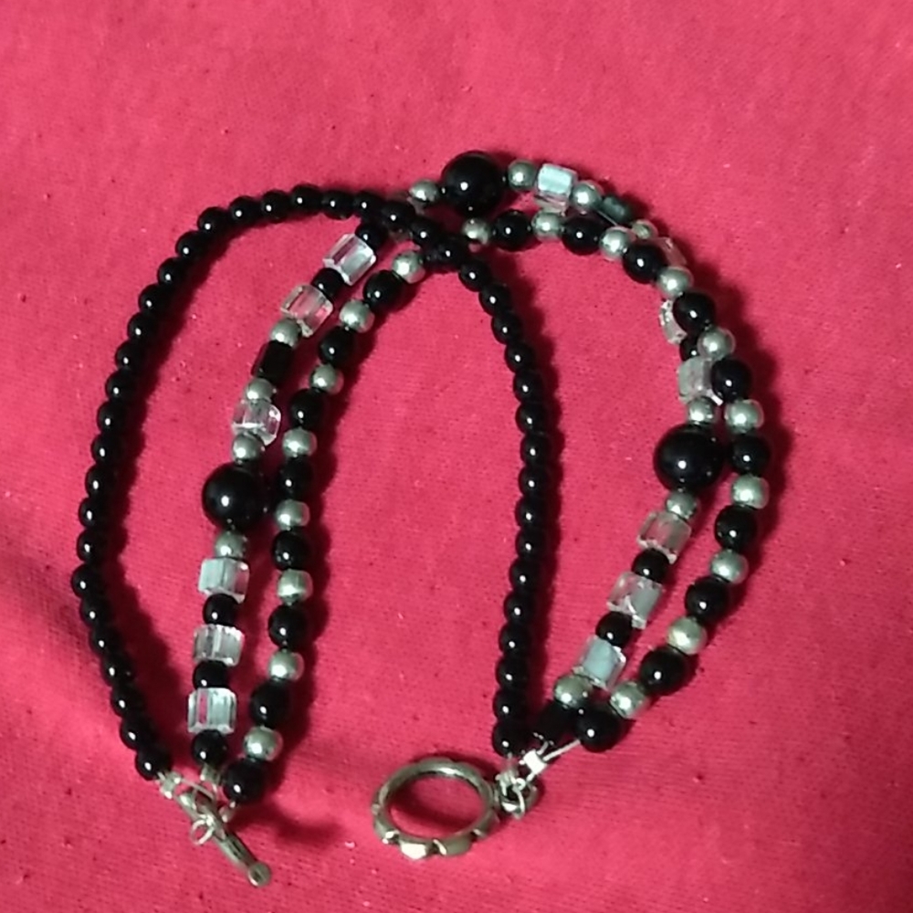 Beaded bracelet.